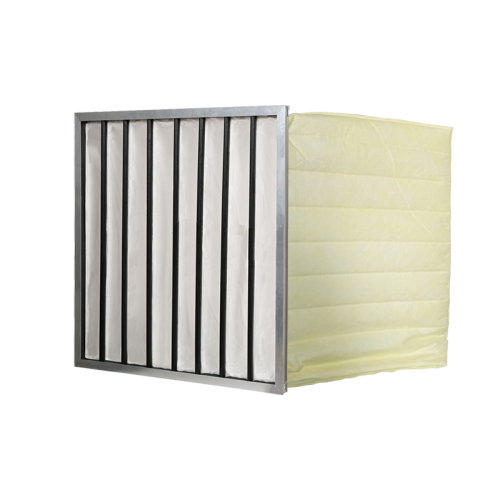 Bag type medium efficiency filter F8