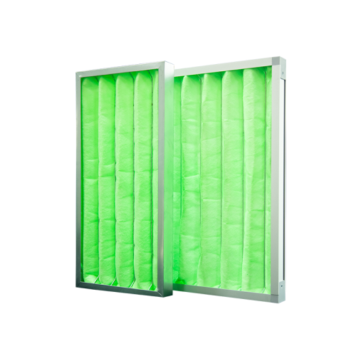 Plate type medium efficiency filter